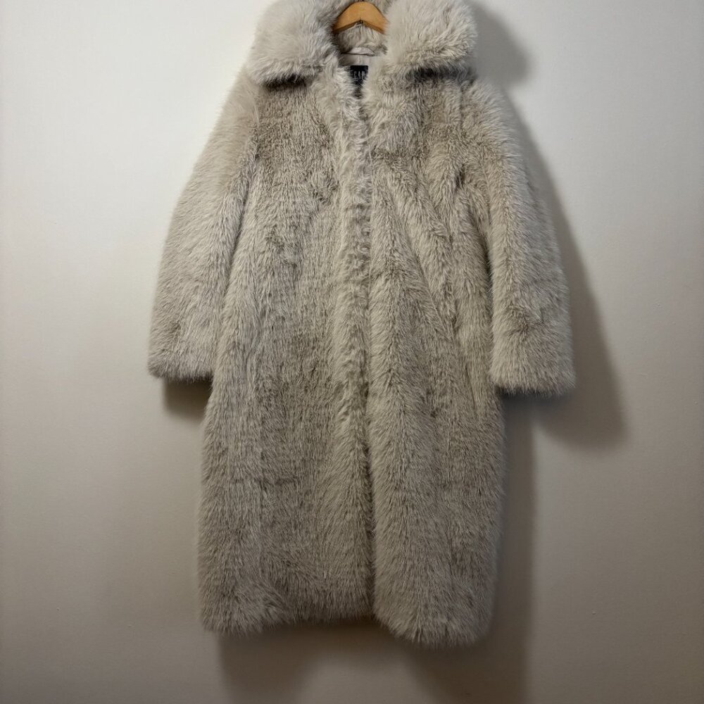 NWOT Gap Recycled Faux Fur Coat
